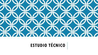 Estudio técnico