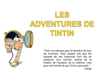 LES ADVENTURES DE TINTIN