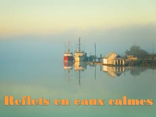 Reflets en eaux calmes