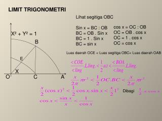 LIMIT TRIGONOMETRI