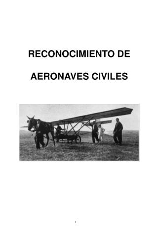 RECONOCIMIENTO DE AERONAVES CIVILES