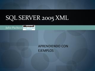 SQL Server 2005 XML