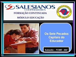 FORMAÇÃO CONTINUADA MÓDULO EDUCAÇÃO