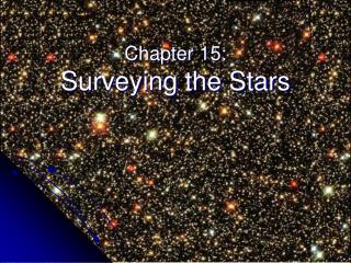 Chapter 15: Surveying the Stars