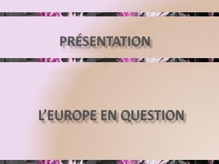 Présentation cours du 11 septembre 2009