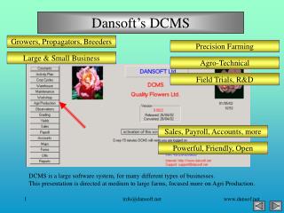 Dansoft’s DCMS