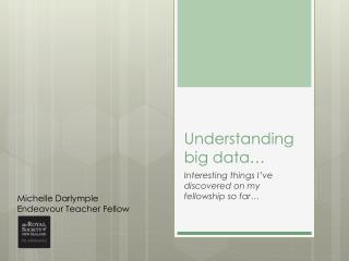 Understanding big data…