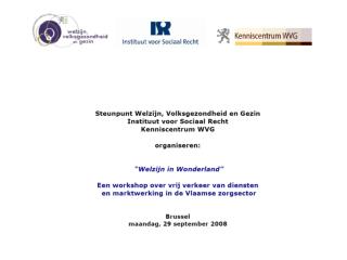 Marktwerking in het Vlaamse zorglandschap: een verkenning