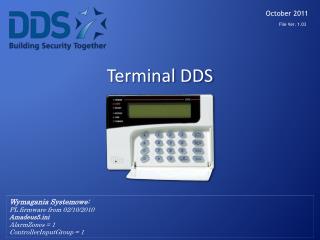 Terminal DDS