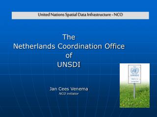 United Nations Spatial Data Infrastructure - NCO