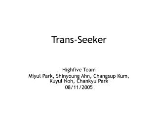 Trans-Seeker