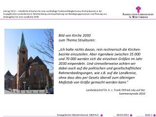 Bild von Kirche 2030 zum Thema Strukturen: