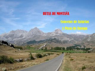 RUTAS DE MONTAÑA