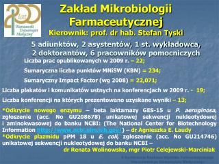 II Konferencja Naukowa Wydziału Farmaceutycznego Warszawskiego Uniwersytetu Medycznego