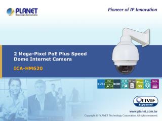 2 Mega-Pixel PoE Plus Speed Dome Internet Camera