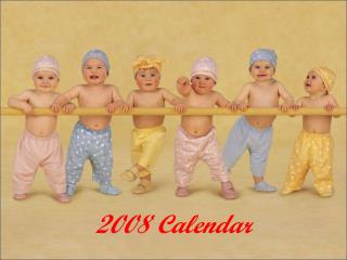 2008 Calendar