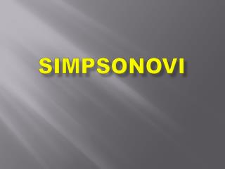 Simpsonovi