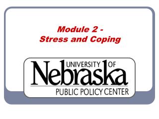 Module 2 - Stress and Coping