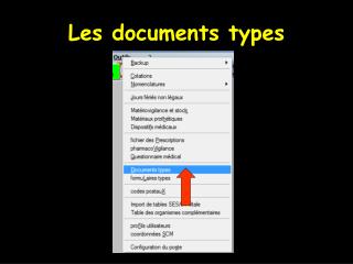 Les documents types