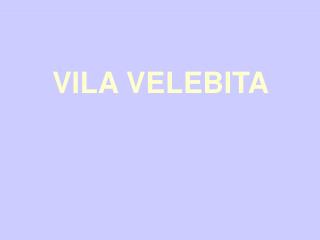 VILA VELEBITA