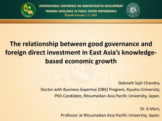 Debnath Sajit Chandra, Doctor with Business Expertise (DBE) Program, Kyushu University;