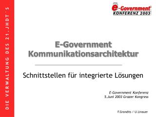 E-Government Kommunikationsarchitektur