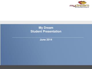 My Dream Student Presentation