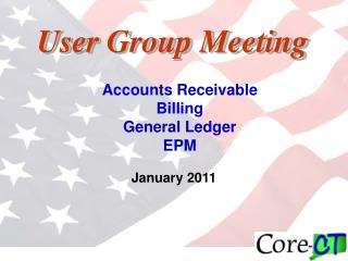 User Group Meeting