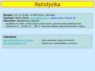 Astrofyzika