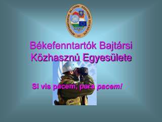 Békefenntartók Bajtársi Közhasznú Egyesülete