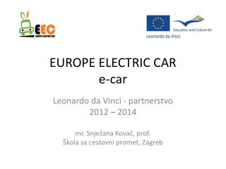 EUROPE ELECTRIC CAR e-car