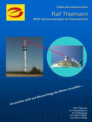 Ich möchte mich auf diesem Wege bei Ihnen vorstellen …