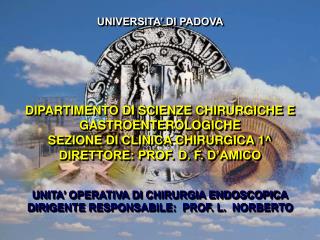 L’ERCP NEI PAZIENTI SOTTOPOSTI A TRAPIANTO DI FEGATO: NOSTRA ESPERIENZA