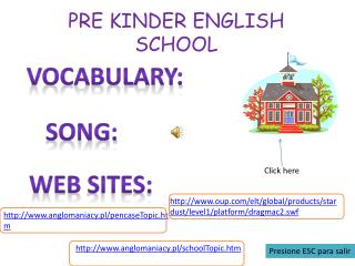 PRE KINDER ENGLISH SCHOOL