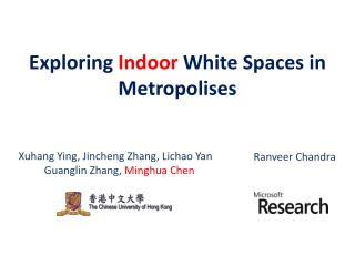Exploring Indoor White Spaces in Metropolises