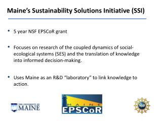 Maine’s Sustainability Solutions Initiative (SSI)
