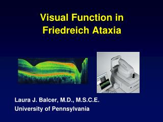 Visual Function in Friedreich Ataxia