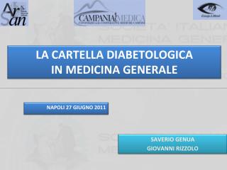 LA CARTELLA DIABETOLOGICA IN MEDICINA GENERALE