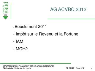 AG ACVBC 2012