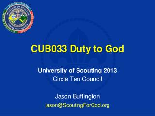 CUB033 Duty to God