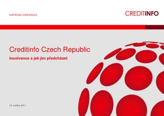Creditinfo Czech Republic Insolvence a jak jim předcházet