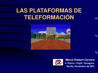 LAS PLATAFORMAS DE TELEFORMACIÓN