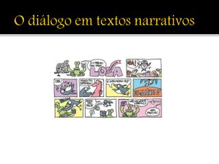 O diálogo em textos narrativos