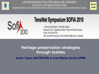 Heritage preservation strategies through textiles