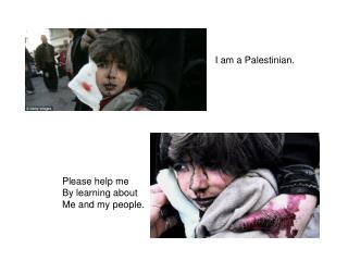 I am a Palestinian.