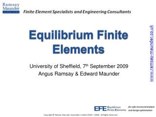 Equilibrium Finite Elements