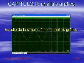 CAPÍTULO II: análisis gráfico