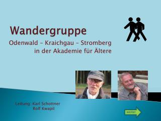 Wandergruppe