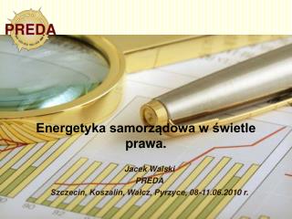 Energetyka samorządowa w świetle prawa.