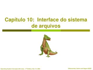 Capítulo 10: Interface do sistema de arquivos